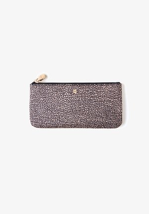Borbonese CLASSICA FLAT - Monedero - op natural black