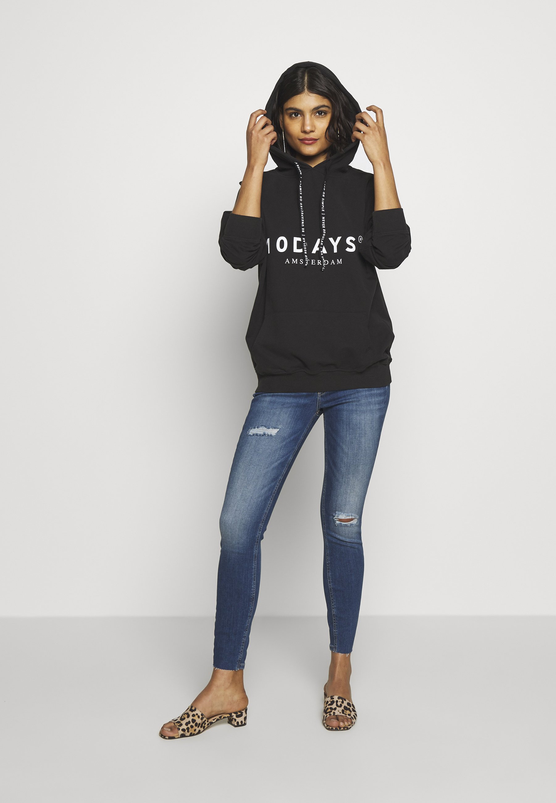 10DAYS THE HOODIE Kapuzenpullover black 10DAYS THE HOODIE Kapuzenpullover black