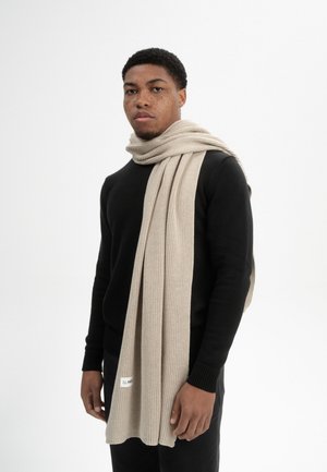 MELA, RIPPSTRICK SCHAL NAGNA UNISEX - Sjaal - kiesel melange