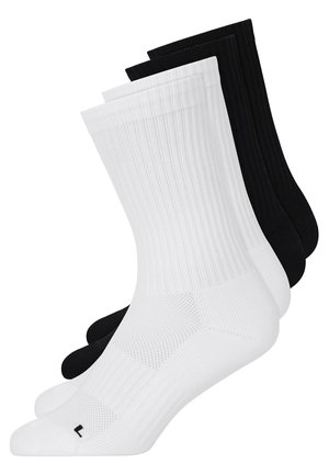 4 PACK - Socken - schwarz weiß