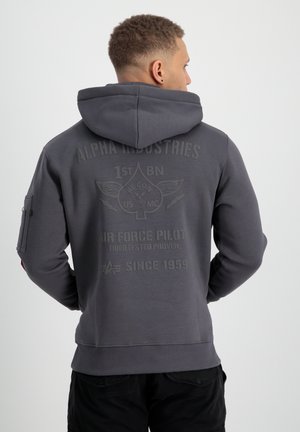 Kapuzenpullover - vintage grey