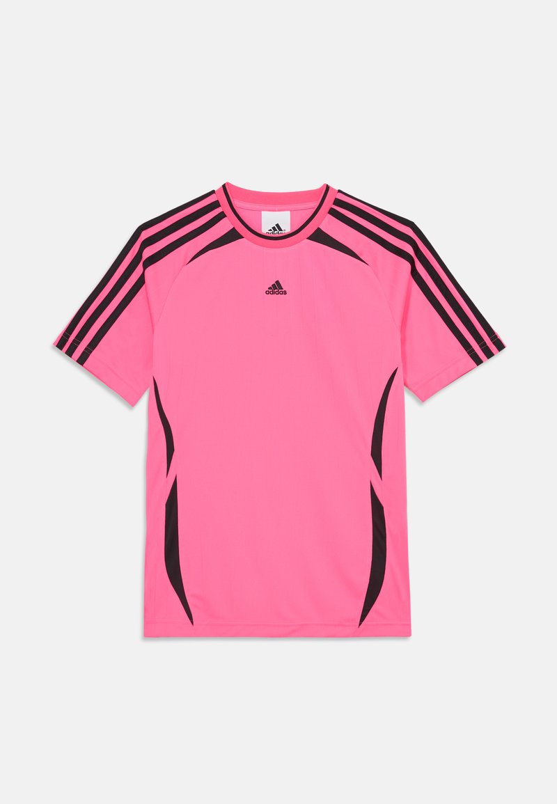 adidas Originals TEAMGEIST TEE UNISEX - T-shirts med print - lucid pink/black