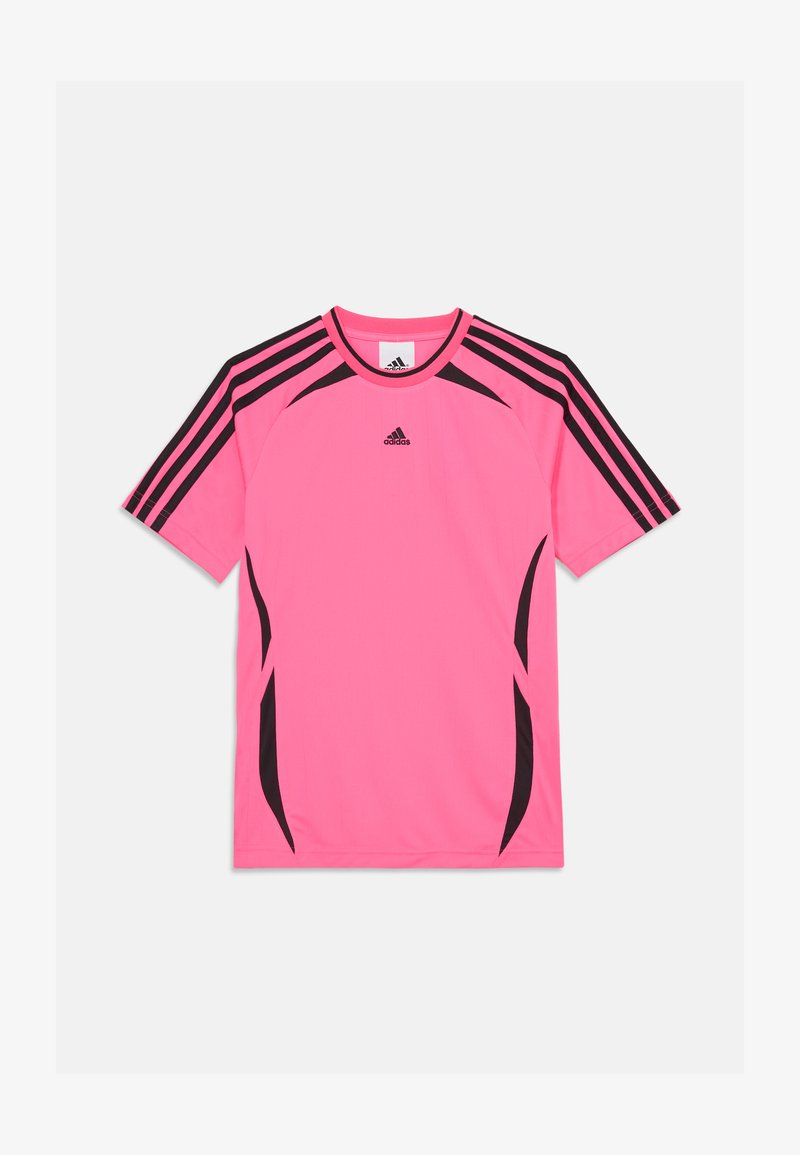 adidas Originals TEAMGEIST TEE UNISEX - Tričko s potlačou - lucid pink/black