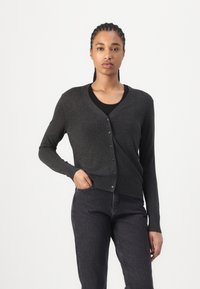 Calvin Klein FINE GAUGE CARDIGAN - Kardigan - charcoal heather