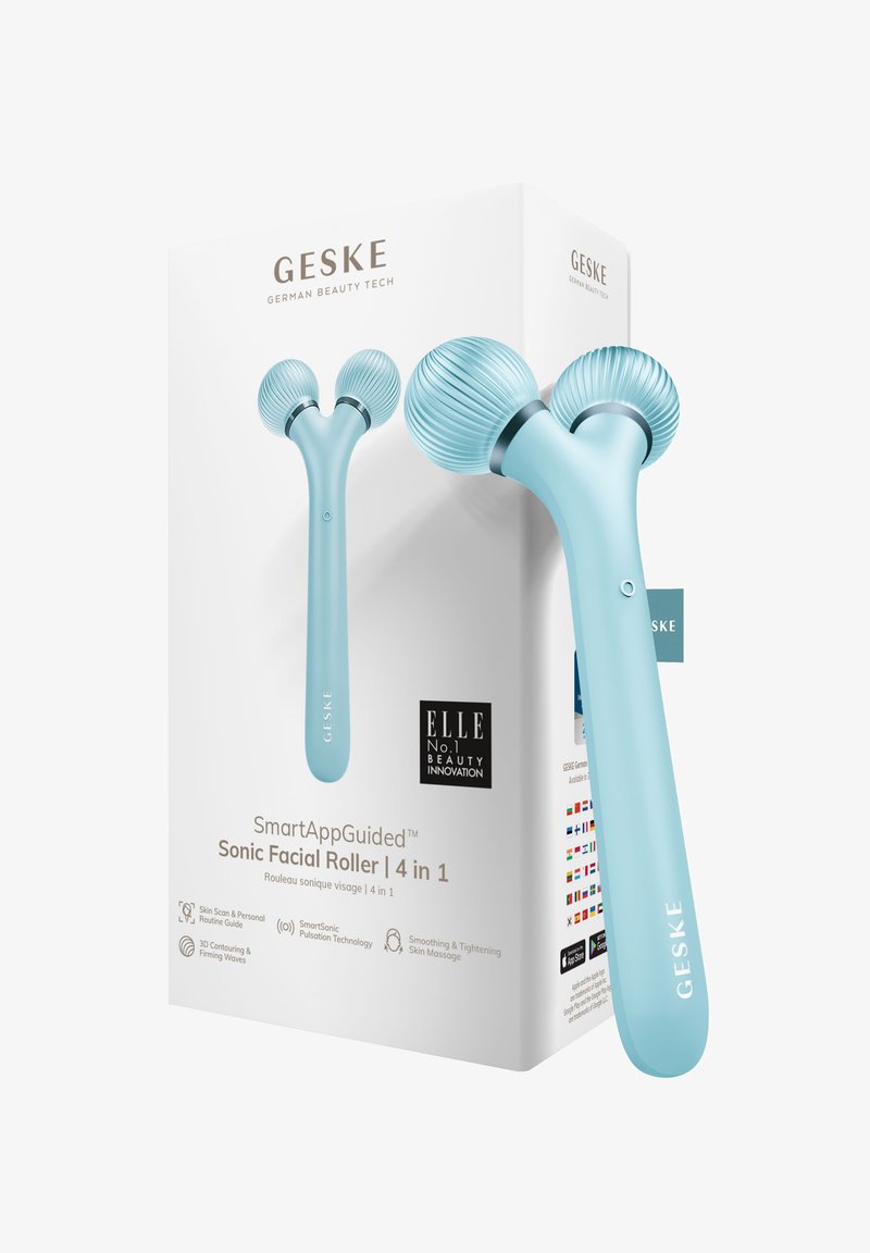 GESKE - SONIC FACIAL ROLLER | 4 IN 1 - Huidverzorgingstool - turquoise, Vergroten
