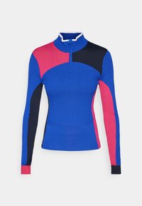 J.LINDEBERG Sports DEBORAH ZIP SWEATER - Stickad tröja - club blue