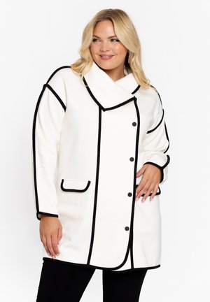 WITH LONG SLEEVES - Halflange jas - weiß