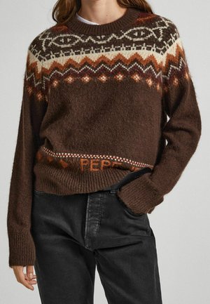 Pullover - brown