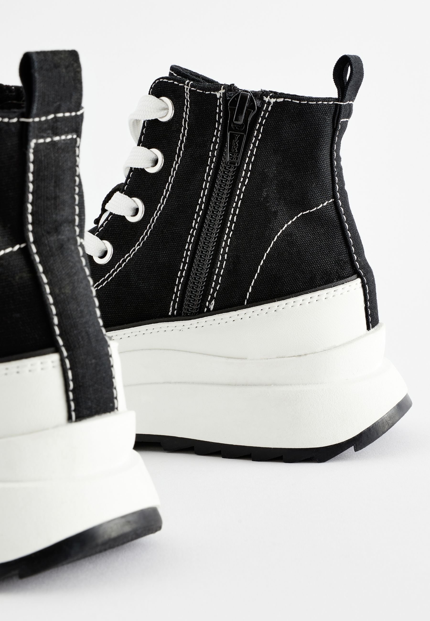 Next EXTRA CHUNKY - REGULAR FIT - Sneakers high - black/negru