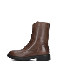 Shabbies Amsterdam DUCK - Enkellaarsjes met plateauzool - bruin