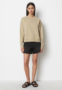Marc O'Polo DENIM CREWNECK - Sweatshirt - light beige