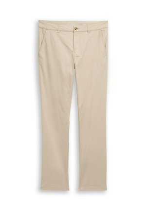 TOM TAILOR, TOM TAILOR HOSEN & CHINO REGULAR FIT CHINO HOSE - Chino - cashew beige