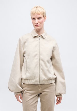 VMMADDIE SHORT JACKET BOO  - Giubbotto Bomber - oatmeal melange