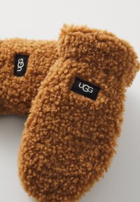 UGG FLUFF MITTEN UNISEX - Palčiaky - chestnut