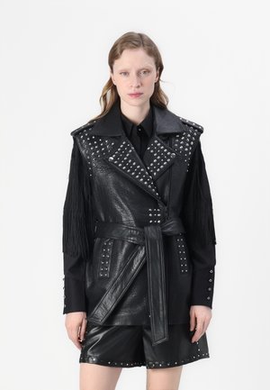 CLOVE ZHOA WAISTCOAT - Smanicato - black
