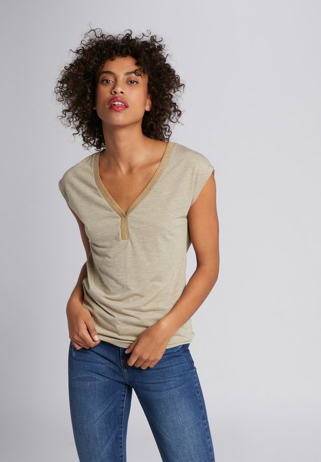 T-Shirt print - dark brown