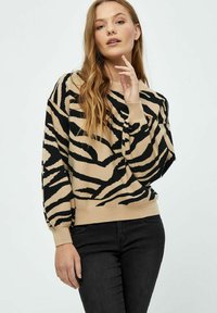 Desires DEDSEMILINE JAQUARD KNIT PULLOVER - Neule - p cuban sand print