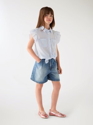 Terranova, CAMICIA MC RIGHE - Camicia - var azzurro