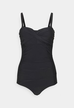 pour moi santa monica strapless control swimsuit