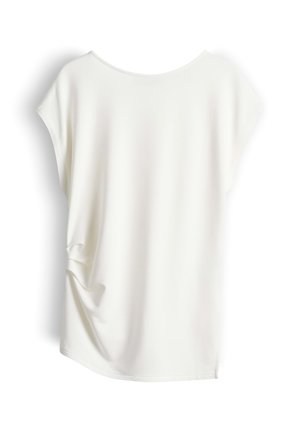 someday., SLIM FIT SIDE PLEAT - T-Shirt basic - milk
