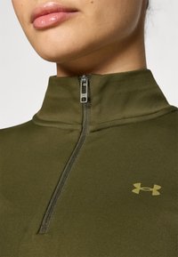 Under Armour VANISH SEAMLESS 1/4 ZIP - Topper langermet - expedition green/canteen green