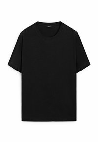SHORT SLEEVE WITH CREW NECK - T-shirt basic - black