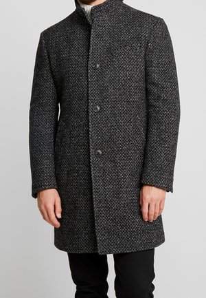 Krátký kabát - mottled dark grey