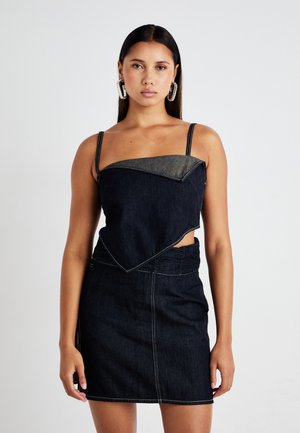 FITTED ASYMMETRIC - Viršus - blue touch