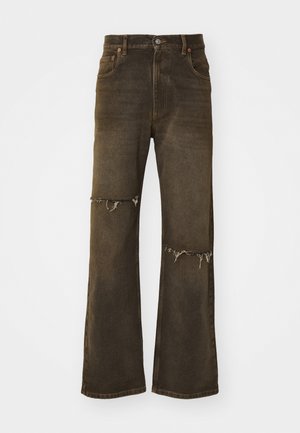 MM6 Maison Margiela PANTS 5 POCKETS - Vaqueros boyfriend - brown