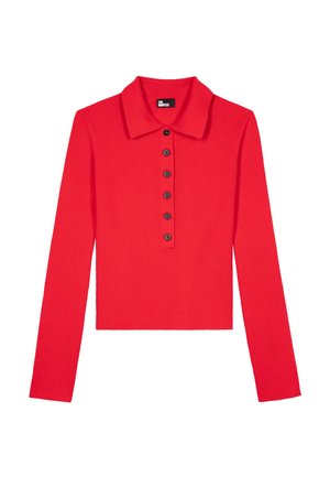 Striktrøje - tango red