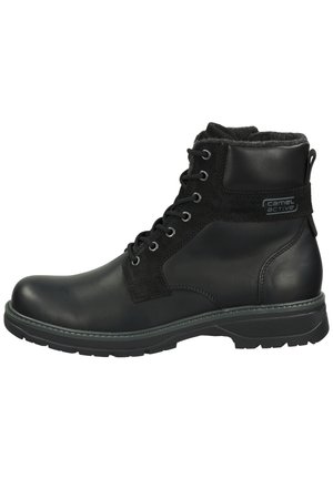 Lace-up ankle boots - black