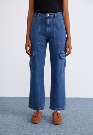 WORKERS PANT - Džínsy s rovným strihom - classic blue denim