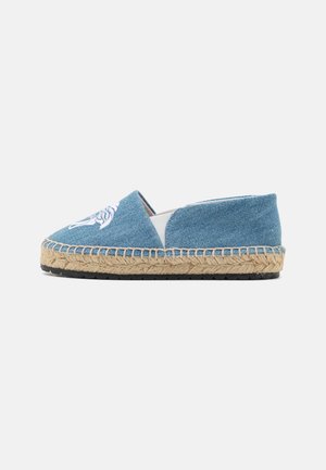Versace EMBROIDERY UNISEX - Espandrilky - denim/white