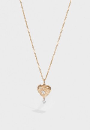 NECKLACE HEART LOCKET - Collier - yellow gold-coloured