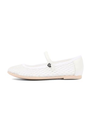 Ballerine con cinturino - white