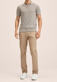 Mango Chino kalhoty - beige