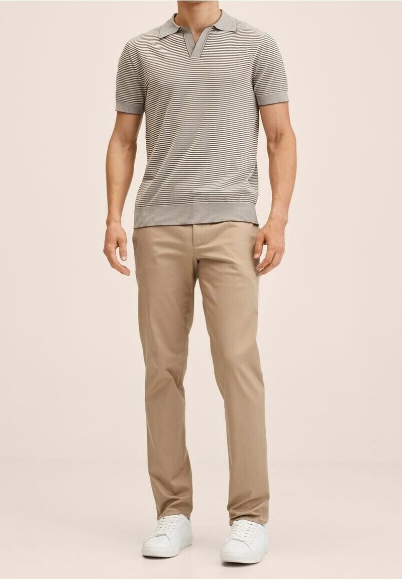 Mango Chino kalhoty - beige