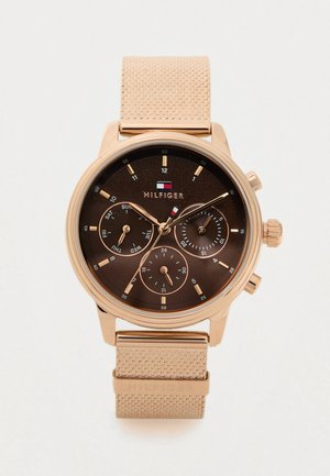 BLAKE - Chronografinis laikrodis - rose gold-coloured/brown