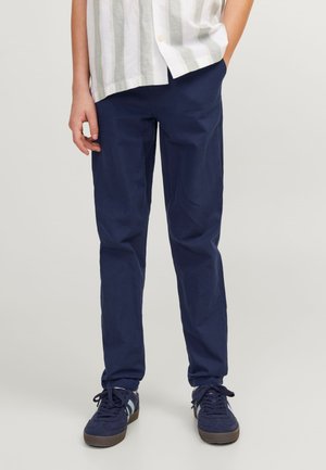 JPSTKANE JJSUMMER - Trousers - navy blazer