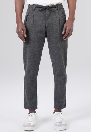Trousers - wool anthra