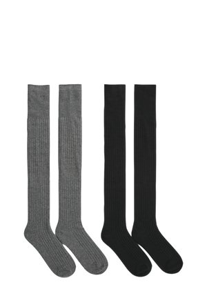 PACK 2 PAIA DI PARIGINE - Calze parigine - var grigio scuro melange