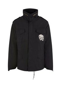 TWO FACED SKULL STANDARD - Parka - black