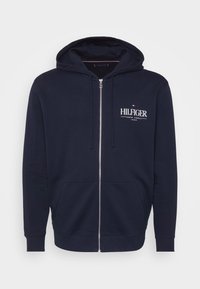 STACKED HOODED ZIP - Športna jopa s kapuco na zadrgo - desert sky