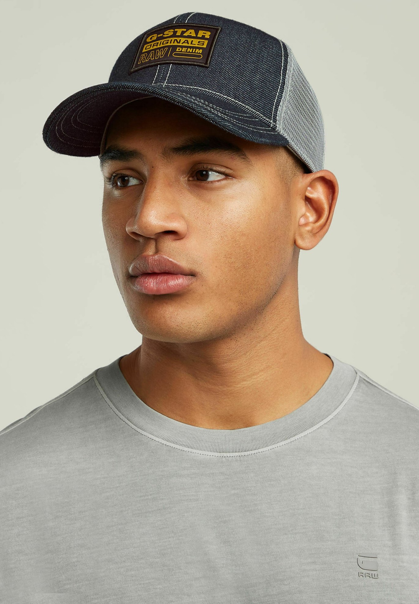 Casquette De Baseball Ajustable Taille L - Logo G - Gris Et Bleu