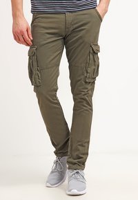 INDICODE JEANS - WILLIAM - Pantalones cargo - army Imagen en miniatura 1