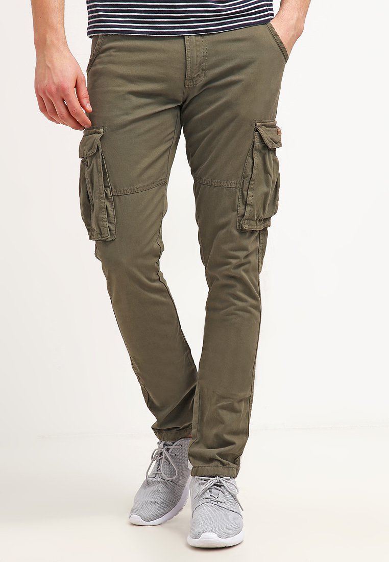 INDICODE JEANS - WILLIAM - Cargobukse - army, Forstørre