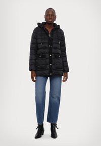MICHAEL Michael Kors HOODED LONGLINE PACKABLE - Vinterfrakke - black