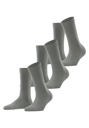 FALKE FAMILY 3-PACK EVERYDAY CASUAL - Nogavice - greymix