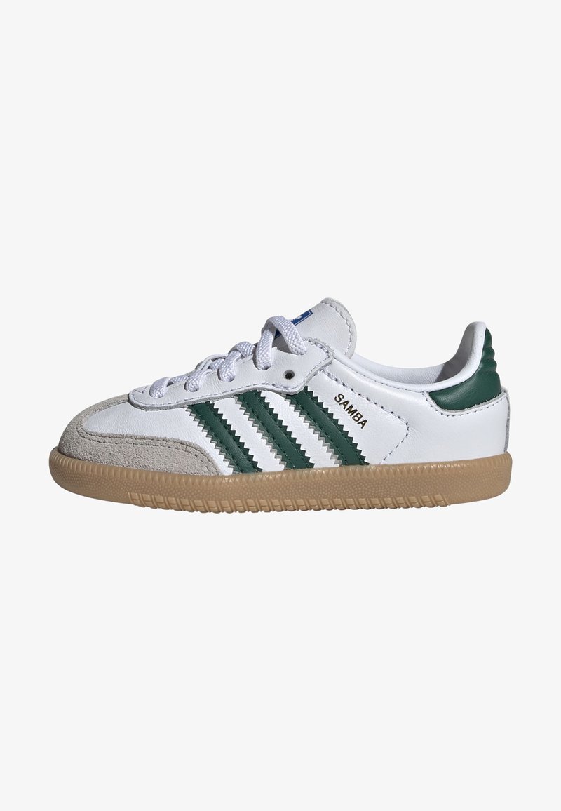 adidas Originals SAMBA OG KIDS - Trainers - ftwr white collegiate green gum