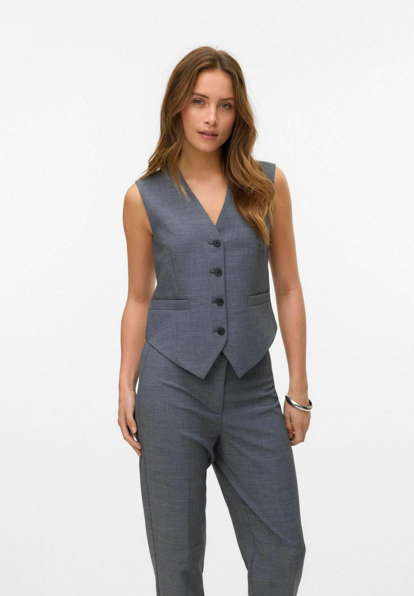 VERO MODA Gilet Senza Maniche Donna 10067166 – Giubbotto Blouson In Acrilico E Poliestere - 5